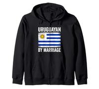 Uruguayan by Marriage Uruguay Zip Hoodie