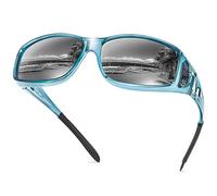 URUMQI Fit Over Glasses Sunglasses Womens Men with UV400 Protection, Anti Glare Sunglasses Over Glasses, Polarised Wrap Around Sun Glasses Suitable for Daily Wear & Outdoor
