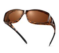 URUMQI Sunglasses Fit Over Glasses for Men Women, Polarized Sun Glasses UV400 Protection Shades