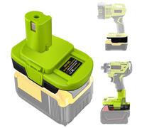 URUN DM18RL Battery Adapter for Dewalt to Ryo bi Battery Adapter, Convert Dewalt 20V Llithium Battery to Ryo bi 18V P107 P108 Battery with 5V 2.1A MAX USB Charge…