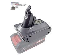 URUN For Dyson V6 Battery Adapter, EIN18V6 Adapter for Einhell 18V Lithium Battery, for Dyson V6 AbsoluteMotohead SV06 DC58 DC59 DC61 DC62 Handheld Vacuum Cleaner Converter (Adapter Only)