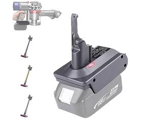 URUN 【Upgraded】 2-in-1 V7/8 Battery Adapter for Makita 18V Battery Convert to for Dyson V7/8 Handheld Vacuum Cleaner Battery Compatible with V7/8 Animal V7/8 Absolute V7/8 Motorhead Pro