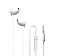 Ururtm Sleeping Headphones Earphones, Soft Comfortable Silicone Noise Isolating Earbuds with Mic Earplugs for Nighttime, Insomnia, Travel, Sport, Meditation & Relaxation (White)