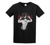 URVIKBVG Creepypasta Jeff The Killer Awesome Big Beach Graphic Black Cotton Tee Size XX-Large