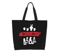 URYRYUI Depeche Cool Mode Electronic Rock Shopping Bag Cute Print Shopper Shoulder Tote Bags Large Capacity Durable Handbag Bag Gift