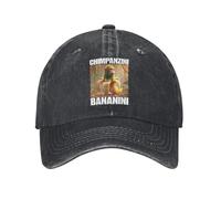 URYRYUI Printed Baseball Cap Chimpanzini Bananini Italian Brainrot Sun Couple Trucker Hat Summer Tennis Skate Sunscreen Snapback Cap Practical Sports Gifts
