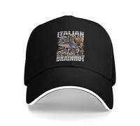 URYRYUI Printed Baseball Cap Unisex Italian Brainrot Tralalero Tralala Hat Spring BRR BRR Patapim Sun Casual Sports Hats Practical Sports Gifts