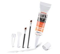 URYVAIW Dishwasher Basket Repair Kit, 50 ml White, Rustproof & Waterproof, Dishwasher Basket Repair, with Brushes & Tools