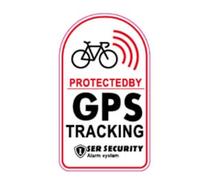 URYVAIW GPS Tracker Warning Stickers, Set of 5, Reflective, Weatherproof, Anti-Theft Sticker, for Bicycle, eBike, Car & Motorcycle, Inner Adhesive