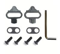 URYVAIW SPD Cleats 1 Set CrMo Steel 12° Float Compatible with Shimano SH51 2 Hole Pedals Includes Screws & Allen Key for MTB & Indoor Training