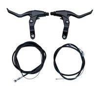 Uryxery Bike Brake Levers Set 2PCS Aluminium Alloy with Cables, Fits V Brakes & Mechanical Disc Brakes, Compatible with MTB, BMX, Folding & Road Bikes