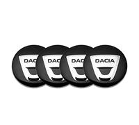 URYYRIT Car Hub Centre Caps, For Dacia Duster Logan Sandero, 56mm, Waterproof DustProof Wheel Decoration Cover, Wheel Center with Logo Emblem Sticker, Exterior Accessories