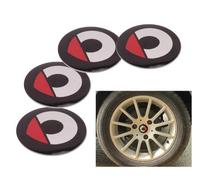 URYYRIT Car Hub Centre Caps, For Smart Fortwo Forfour 453 451, 57mm, Waterproof DustProof Wheel Decoration Cover, Wheel Center with Logo Emblem Sticker, Exterior Accessories,red
