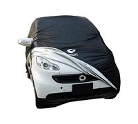 URYYRIT Full Car Covers, Windproof, Dustproof, Snowproof, For Smart Fortwo 451 453 Four Seasons Breathable, Outdoor Uv Protection Cover, Decoration Accessories,black-2015-2020