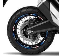 URYYRIT Motorcycle Wheel Sticker, For Hon-da X-ADV 750 350 Rim Stripe decoration Decal, Waterproof Hub Tape Retrofit Accessories,blue
