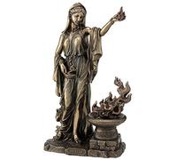 US 11.25 Inch Hestia - Greek Goddess Cold Cast Bronze Figurine