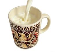 Us 250th Anni-Versary Mug, with Ceramic Insulation, 15.3x10.5x13.5cm, Mug Cup, Drinkware, Generous Size for Everyday Use, for Chocolate Tea Milk Water Juice