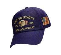 US 250th Anniversaries Cap,Adjustable America 250th Eagle Commemorative Hat - Men Accessories | for Birthday Celebration Hiking Travel Navy Camping Mowing Garden Beach