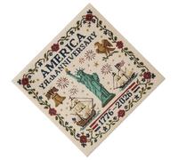 US 250th Cross Stitch Craft Set 25x25cm Frame Art and Frame Premium Embroidery Tools Embroidery Thread Cross Stitch