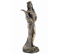 US 7.25 Inch Blinded Greek Goddess Fortuna Cold Cast Bronze Figurine
