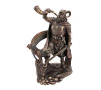 US 9.25 Inch Norse God - Heimdall Cold Cast Bronze Sculpture Figurine
