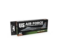 US Air Force & ANG Modern Aircraft Colors SET - Real Color RCS119 - AK Intera...