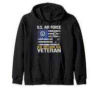 US Air Force Vietnam Veteran Zip Hoodie