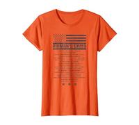 US Airman's Creed Military Ethos Air Force Code T-Shirt, Women, Orange, XX-Large