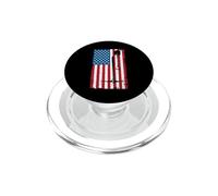 US America Flag | Underground Mining Miner | Mining Axe PopSockets PopGrip for MagSafe