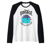 US American Flag Limited Edition - Vintage 1968 Raglan Baseball Tee