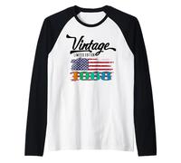 US American Flag Limited Edition - Vintage 1968 Raglan Baseball Tee
