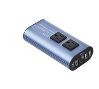 US and 4USB socket 500W modified wave inverter, DC12V to AC 110V 60HZ portable automotive and household converter inverter(12V 500W 60HZ RED)