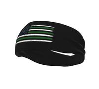 US and Flag of The Mountain Republic Headbands Men Women Non Slip Wicking Sports Sweatband for Gym Basketball Yoga Hairbands