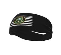 US and Insignia USA Army 2Nd Cavalry Regiment V1 Headbands Men Women Non Slip Wicking Sports Sweatband for Gym Basketball Yoga Hairbands