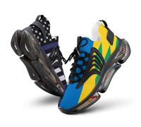 US and Saint Vincent and The Grenadines Flag Fashion Trainers for Men Running Shoes