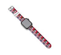 US & Antigua And Barbuda Flag Silicone Bands Compatible with IWatch Soft Wristband Waterproof Replacement Strap