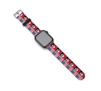 US & Antigua And Barbuda Flag Silicone Bands Compatible with IWatch Soft Wristband Waterproof Replacement Strap
