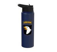 US Army 101st Airborne Infantry Division Patch, Veterans Stainless Steel Insulated Water Bottle