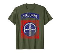 US Army 82 Airborne T-Shirt T-Shirt, Men, Olive Green, Small