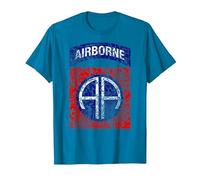US Army 82 Airborne t-Shirt T-Shirt, Men, Sapphire Blue, 3X-Large