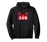 US Army Combat Engineer MOS 12B Pullover Hoodie