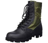 US Army Combat Vietnam Era Jungle Mens Boots Military Panama Sole, Men, olive,12 UK (46 EU )