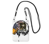 Us Army Cool American Flag Eagle Printing Small Phone Crossbody Shoulder Holsters Bag,Fits All Cell Phones,Use For Running,Walking,Biking