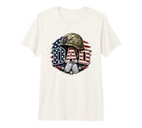US Army Dad Military Veteran Father Hero Premium T-Shirt