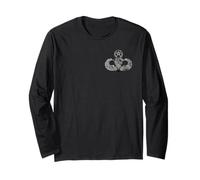 US Army Jumpmaster Badge - Airborne Wings Master Parachutist Long Sleeve T-Shirt