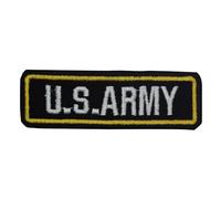 US Army Letters Patch Iron On Embroidered Applique Patch US Army Strip Words Iron On Sew On Emblem Badge