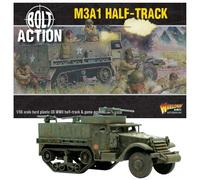 Warlord Games US Army M3A1 Half-Track 1:56 / 28mm Plastic Scale Model for Bolt Action Highly Detailed World War 2 Miniatures