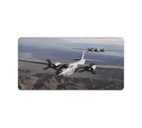 US Army Plane Desk Pad，Multifunctional Smooth Generic Keyboard Pad，Extended X Large Portable and Washable Desk Mat for PC Gaming, Office & Home Use