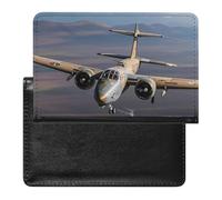 US Army Plane Passport Holder ID Card Protector Case Holder Travel Pack Unisex-adult Waterproof Passport