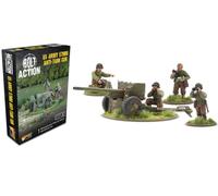 US Army Plastic 57mm Anti-Tank Gun and Crew 28mm Miniature Bolt Action | 28mm Plastic Scale Miniatures for Bolt Action by Warlord Games